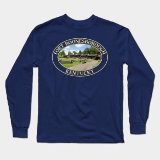 Historic 18th Century Fort Boonesborough in Kentucky Long Sleeve T-Shirt